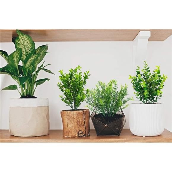 6 Bundles Artificial Greenery Stems Mixed Fake Plants Eucalyptus Rosemary - Picture 4 of 6